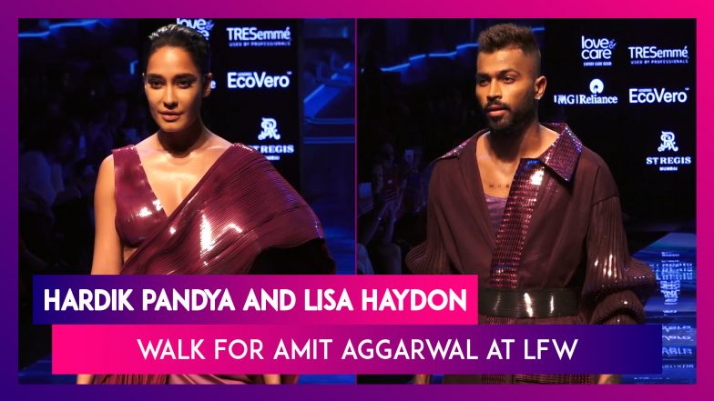 Lakme Fashion Week 2019: Hardik Pandya And Lisa Haydon Set The Ramp On Fire