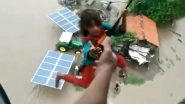 Gujarat Flood Situation Remains Grim, IAF Rescues Girl in Flood Affected Jamnagar; Watch Video