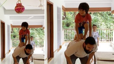 Janmashtami 2019: Aamir Khan Celebrates Dahi Handi with Son Azad and Shares an Adorable Picture