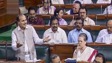 Article 370 Debate: Adhir Ranjan Chowdhury's 'Is Kashmir Internal Matter' Question Stokes Row; Sonia, Rahul Gandhi 'Upset'