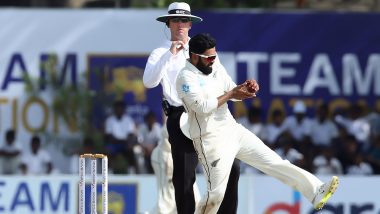 New Zealand Spinner Ajaz Patel Fifers Rattle up Sri Lankan Batting Line Up During SL vs NZ 1st Test Match, 2019