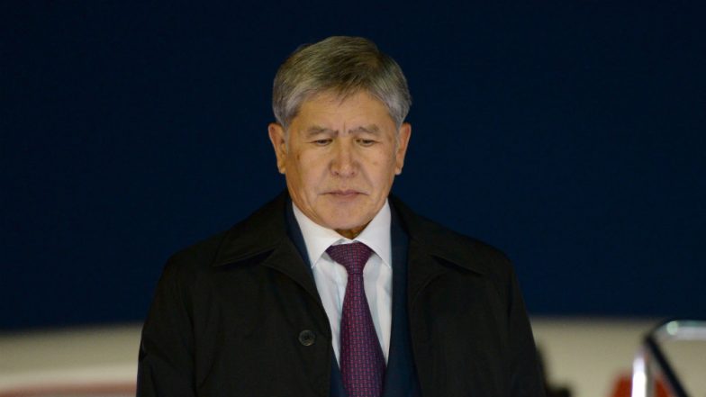 Ex-Kyrgyz President Almazbek Atambayev Charged with Murder