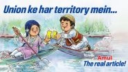 Amul Dedicates Topical Ad to Scrapping of Article 370 and Jammu and Kashmir Bifurcation