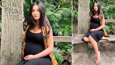 Amy Jackson Shares a New Picture from Her Third Trimester and Has a Special Message for all To-Be Moms