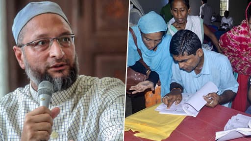 Asaduddin Owaisi Slams Narendra Modi Govt Over Assam NRC Final List, Says 'Myth of Illegal Migrants Has Been Busted' Asaduddin Owaisi Slams Narendra Modi Govt Over Assam NRC Final List, Says 'Myth of Illegal Migrants Has Been Busted'