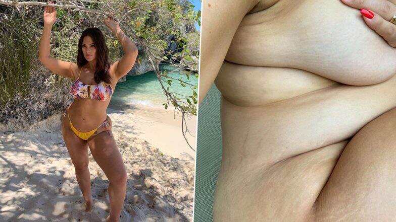 Pregnant Belly Stretch Mark Nude - Ashley Graham Flaunts Stretch Marks with Another Pregnancy ...