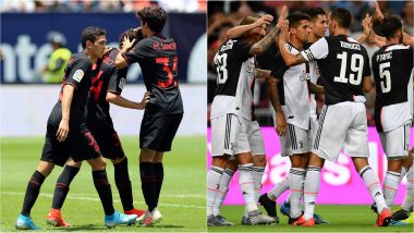 Atletico Madrid vs Juventus, International Cup 2019 Free Live Streaming Online: How to Get Live Telecast on TV & Football Score Updates of Pre-Season Friendly Football Match in Indian Time?