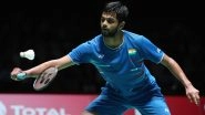 B Sai Praneeth Ruled Out of Korea Open 2019, Indian Badminton Player Sustains Injury in First-Round Against Anders Antonsen