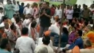 Jaipur: BJP MLA Ashok Lahoty Caught on Video Making Offensive Remark Against Party&rsquo;s Woman Leader in Public Rally
