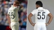 Ben Stokes and Kusal Perera's Test Jersey Numbers Are Same and So Are Their Batting Performances For 10-Wicket Partnership!
