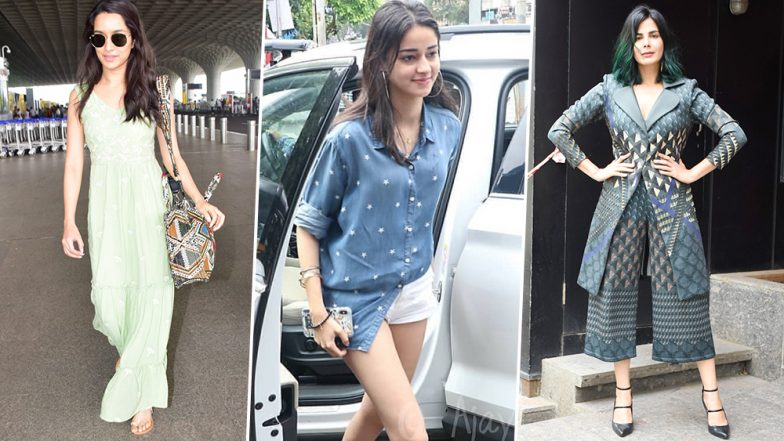 Best and Worst Dressed Over the Weekend: Shraddha Kapoor, Ananya Panday and Tanisha Mukherji Make Fashion Blunders While Bollywood Moms Shilpa Shetty and Sunny Leone SERVE!