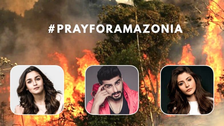 Amazon Rainforest Fires: Alia Bhatt, Arjun Kapoor, Anushka Sharma and Other Bollywood Celebs Express Serious Concern About This Massive Destruction of Nature Amazon Rainforest Fires: Alia Bhatt, Arjun Kapoor, Anushka Sharma and Other Bollywood Celebs Express Serious Concern About This Massive Destruction of Nature