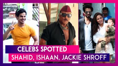 Celebs Spotted: Shahid Kapoor, Mira Rajput, Ishaan Khatter, Jackie Shroff & Others Seen In The City