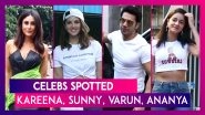 Celebs Spotted: Kareena Kapoor, Sunny Leone, Varun Dhawan, Ananya Pandey & Others Seen In The City