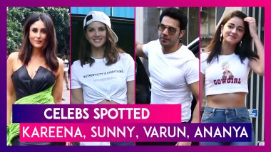 Celebs Spotted: Kareena Kapoor, Sunny Leone, Varun Dhawan, Ananya Pandey & Others Seen In The City