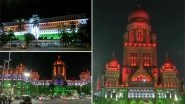 Independence Day 2019: Mumbai's Iconic CSMT, BMC Headquarters And Mantralaya Illuminated in Tricolour Lights; See Pics