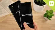Samsung Galaxy Note 10, Galaxy Note 10 Plus Hand-on Video Surfaces Online Ahead of August 7 Launch