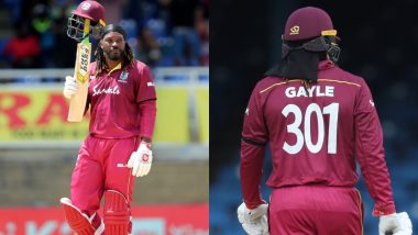 Chris Gayle Signs Off in Style: Twitter Bows Down to Universe Boss after His Possibly Final ODI Innings during IND vs WI 3rd Match