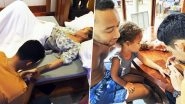 Chrissy Teigen and Family Get Henna Tattoos but Baby Luna Steals the Show