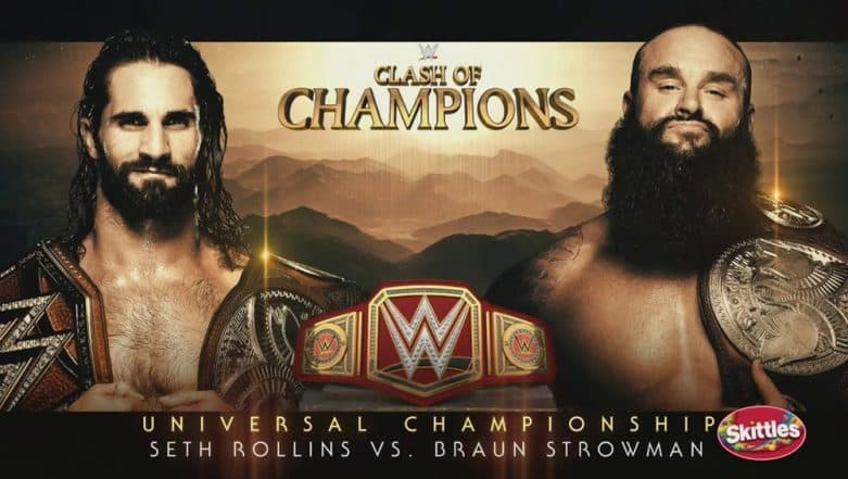 WWE Raw August 26, 2019 Results and Highlights: Seth Rollins & Braun Strowman to Face Each Other For Universal Title at Clash of Champions 2019 (View Pics & Videos) WWE Raw August 26, 2019 Results and Highlights: Seth Rollins & Braun Strowman to Face Each Other For Universal Title at Clash of Champions 2019 (View Pics & Videos)