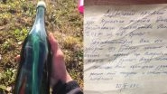 Cold War Russian Sailor's 50-Year-Old Letter Found in Alcohol Bottle on Alaskan Shore! (See Pictures)