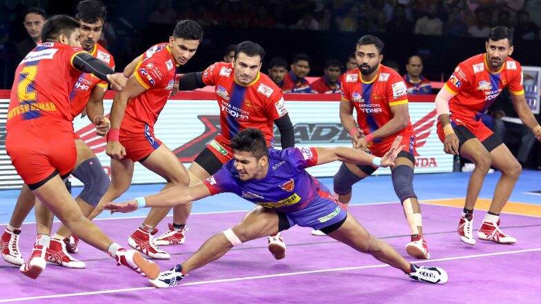 PKL 2019 Match Report & Results: Naveen Kumar Stars as Dabang Delhi Beat UP Yoddha 36–27 PKL 2019 Match Report & Results: Naveen Kumar Stars as Dabang Delhi Beat UP Yoddha 36–27
