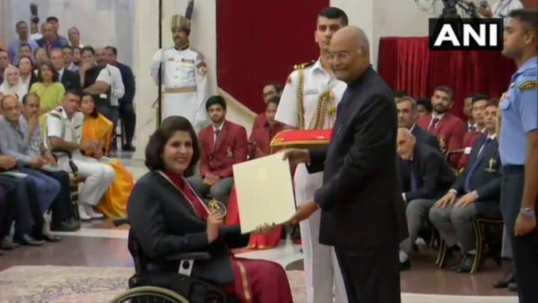 National Sports Award 2019: Deepa Malik Receives Khel Ratna, Bajrang Punia & Ravindra Jadeja Miss Awards Ceremony National Sports Award 2019: Deepa Malik Receives Khel Ratna, Bajrang Punia & Ravindra Jadeja Miss Awards Ceremony