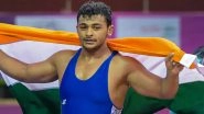 How to Watch Deepak Punia vs Myles Amine at Tokyo Olympics 2020, Wrestling Live Streaming Online: Know TV Channel & Telecast Details of Men&rsquo;s Freestyle 86 KG Bronze Medal Match Coverage