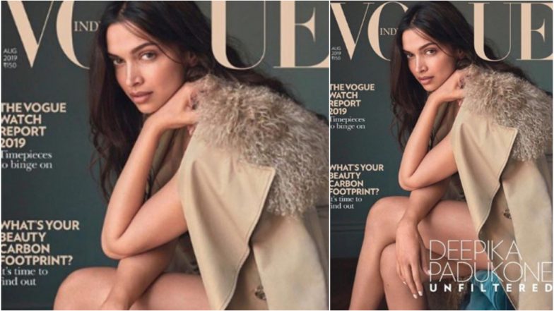 Deepika Padukone Goes for a No Make-Up Look On Latest Vogue Cover and We Love Her for Defying Beauty Norms With It - See Pic