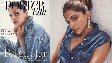 Deepika Padukone Looks Ravishing as She Rocks Denim and Diamonds on Porter Magazine Cover (View Inside Pics)