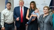 Donald Trump Faces Wrath For Giving Thumbs Up Pose in Picture With Smiling Melania Holding El Paso Orphan