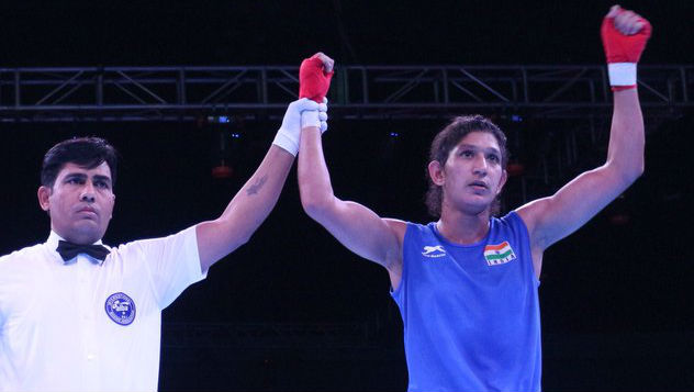 Neeraj Stuns World Champion Alessia Mesiano to Enter Final of Umakhanov Boxing in Russia