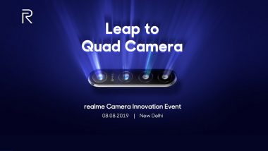 Realme To Introduce New Smartphone With 64MP Quad Camera Technology Next Week; Official Invites Sent Out: Report