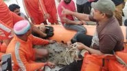 Gujarat Flood: Crocodile Rescued by NDRF from Vadsar in Vadodara