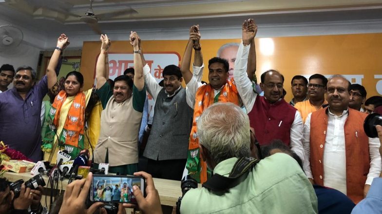 Disqualified AAP MLA Kapil Mishra and Women’s Wing Chief Richa Pandey Join BJP