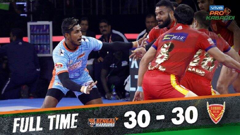 Pro Kabaddi League 7: Bengal Warriors Play Out Draw Against Dabang Delhi Pro Kabaddi League 7: Bengal Warriors Play Out Draw Against Dabang Delhi