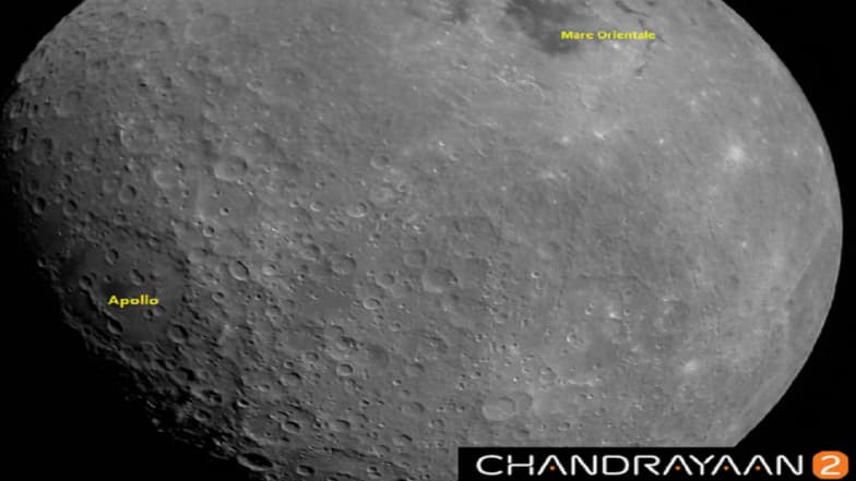Chandrayaan 2 Shares First Picture of Moon: ISRO Tweets the Image Captured by Vikram Lander Chandrayaan 2 Shares First Picture of Moon: ISRO Tweets the Image Captured by Vikram Lander