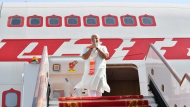 Prime Minister Narendra Modi Emplanes for France to Attend G7 Summit in Biarritz, Will Speak on Global Issues