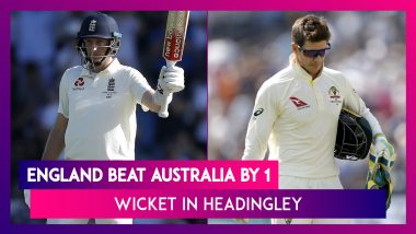 Ashes 2019 3rd Test Stat Highlights: Ben Stokes Steers England to 1-Wicket Win in Headingley