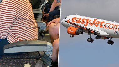 EasyJet Passenger's Pic of Sitting on Seat With No Backrest Goes Viral, Company Faces Backlash For Asking to Remove Photo (Check Tweets)