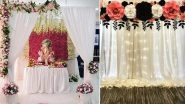 Ganesh Chaturthi 2019 Eco-Friendly Makhar Decorations: List of Thermocol-Free Decor Items That Are Perfect Alternatives to Use This Ganeshotsav!