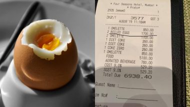 Forget Bananas for Rs 442, Mumbai's Four Seasons Hotel Charges Rs 1,700 for 2 Boiled Eggs