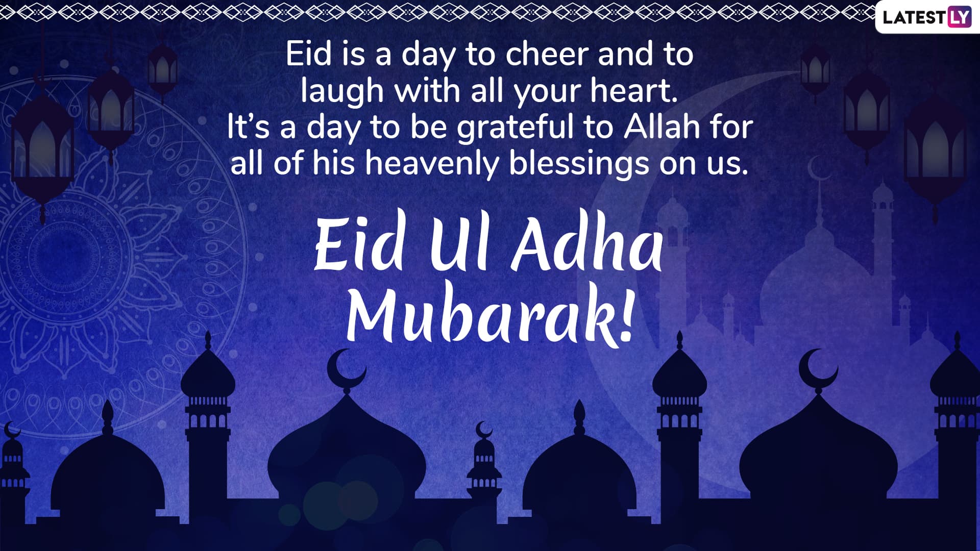 Eid Mubarak Greetings: Eid ul-Adha 2019 Messages, WhatsApp Stickers ...