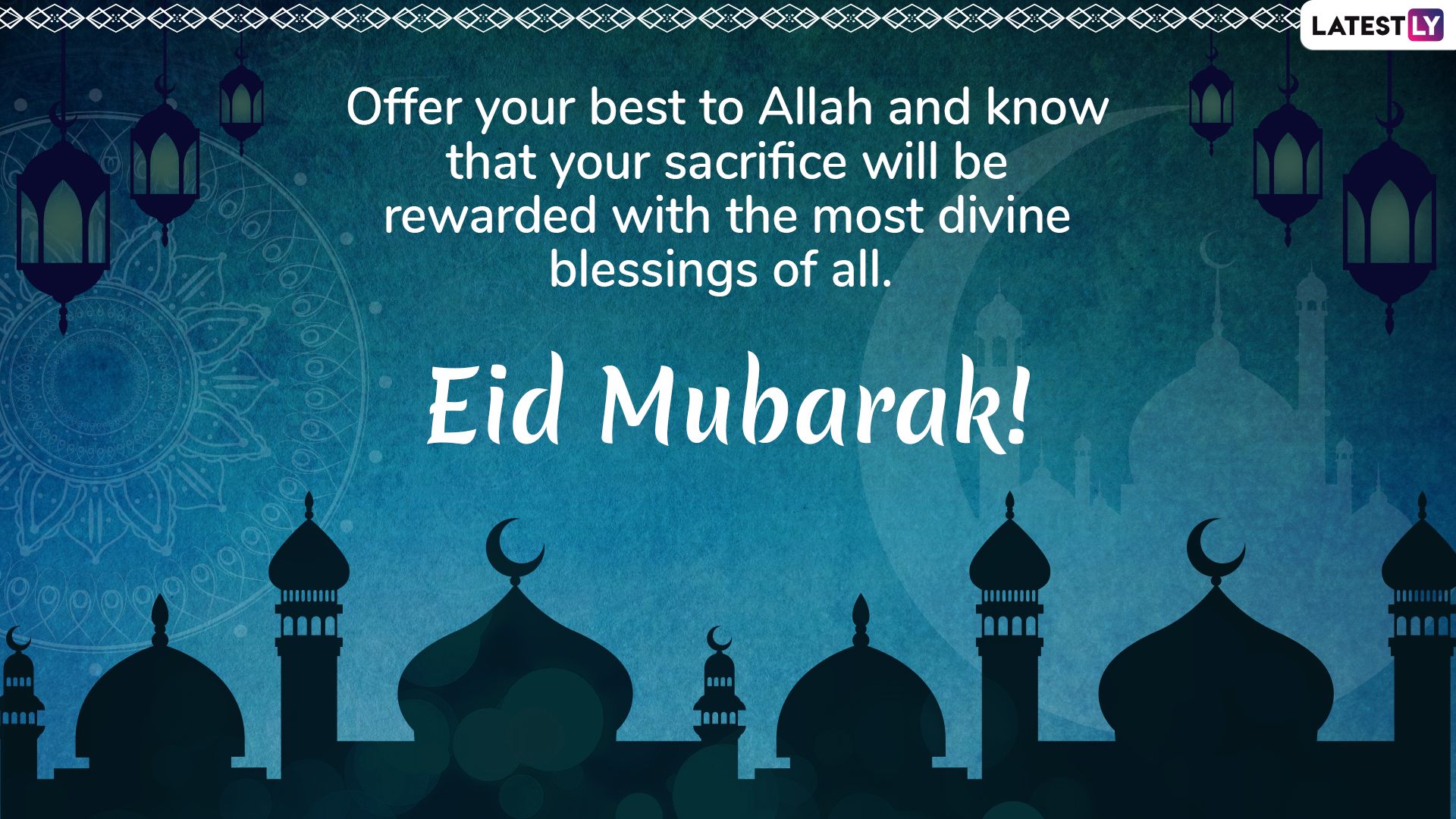 Eid Mubarak Greetings: Eid ul-Adha 2019 Messages, WhatsApp Stickers ...