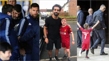 From Mo Salah to Lionel Messi to Cristiano Ronaldo, When Footballers Met Their Kiddie Fans and Made Our Hearts Cry!