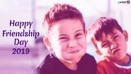Happy Friendship Day Images & HD Wallpapers for Free Download: Wish on World Friendship Day 2019 With Beautiful GIF Greetings & WhatsApp Sticker Messages