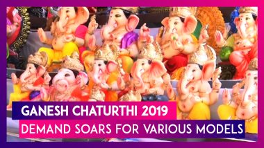 Ganesh Chaturthi 2019: Demand Soars For Different Models Of Lord Ganesha Idols In Hyderabad