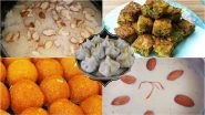 Ganesh Chaturthi 2019 Bhog Ideas: Apart From Modak, Here&rsquo;s a List of Lip-Smacking Delicacies That You Can Offer to Ganpati Bappa During Ganeshotsav