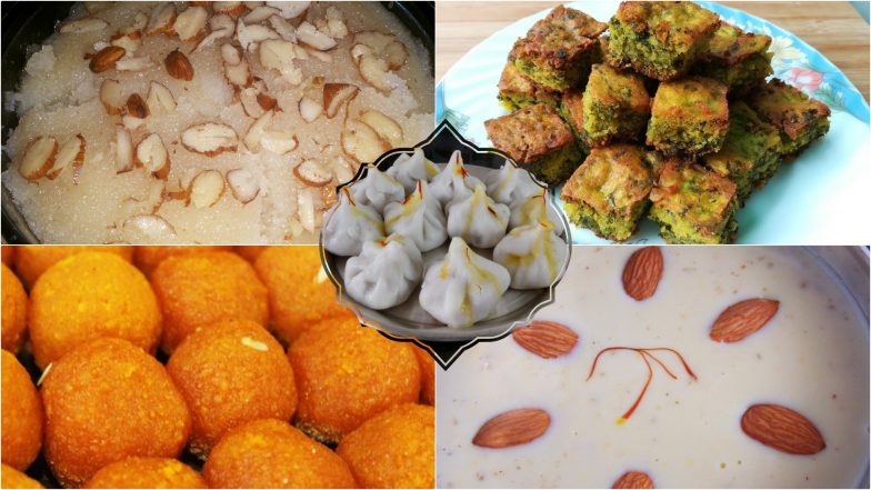 Ganesh Chaturthi 2019 Bhog Ideas: Apart From Modak, Here&rsquo;s a List of Lip-Smacking Delicacies That You Can Offer to Ganpati Bappa During Ganeshotsav