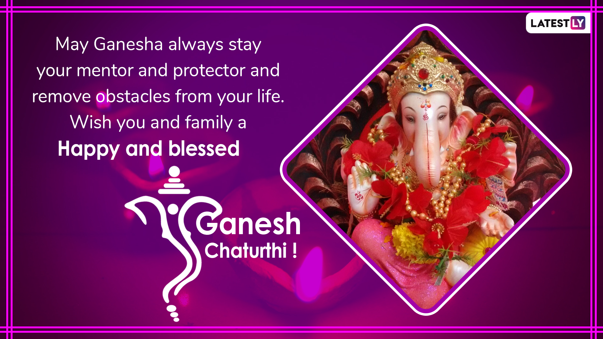 Ganesh Chaturthi 2019 Wishes in English WhatsApp Stickers 